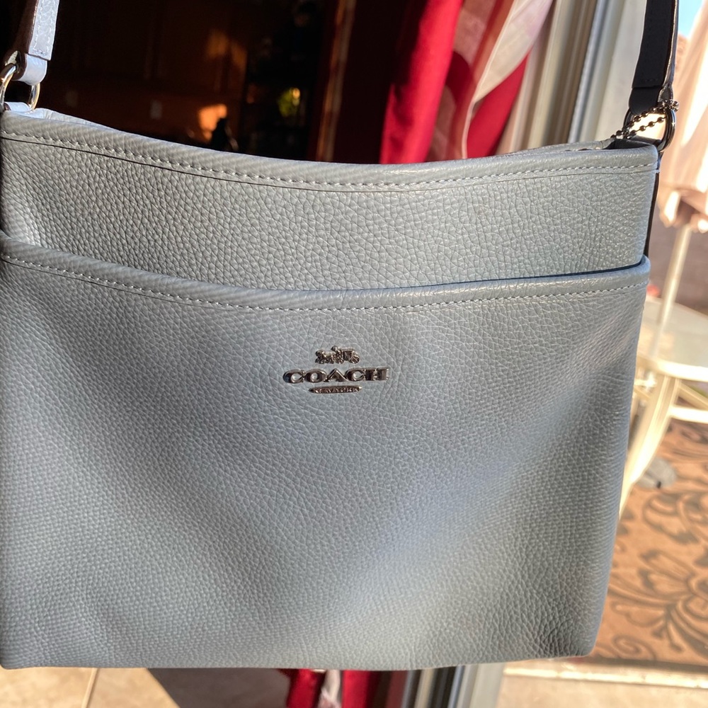 Coach Crossbody Light Blue